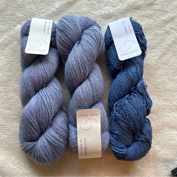 purl soho Other - Yarn Purl Soho cattail silk and line weight merino finger weight
